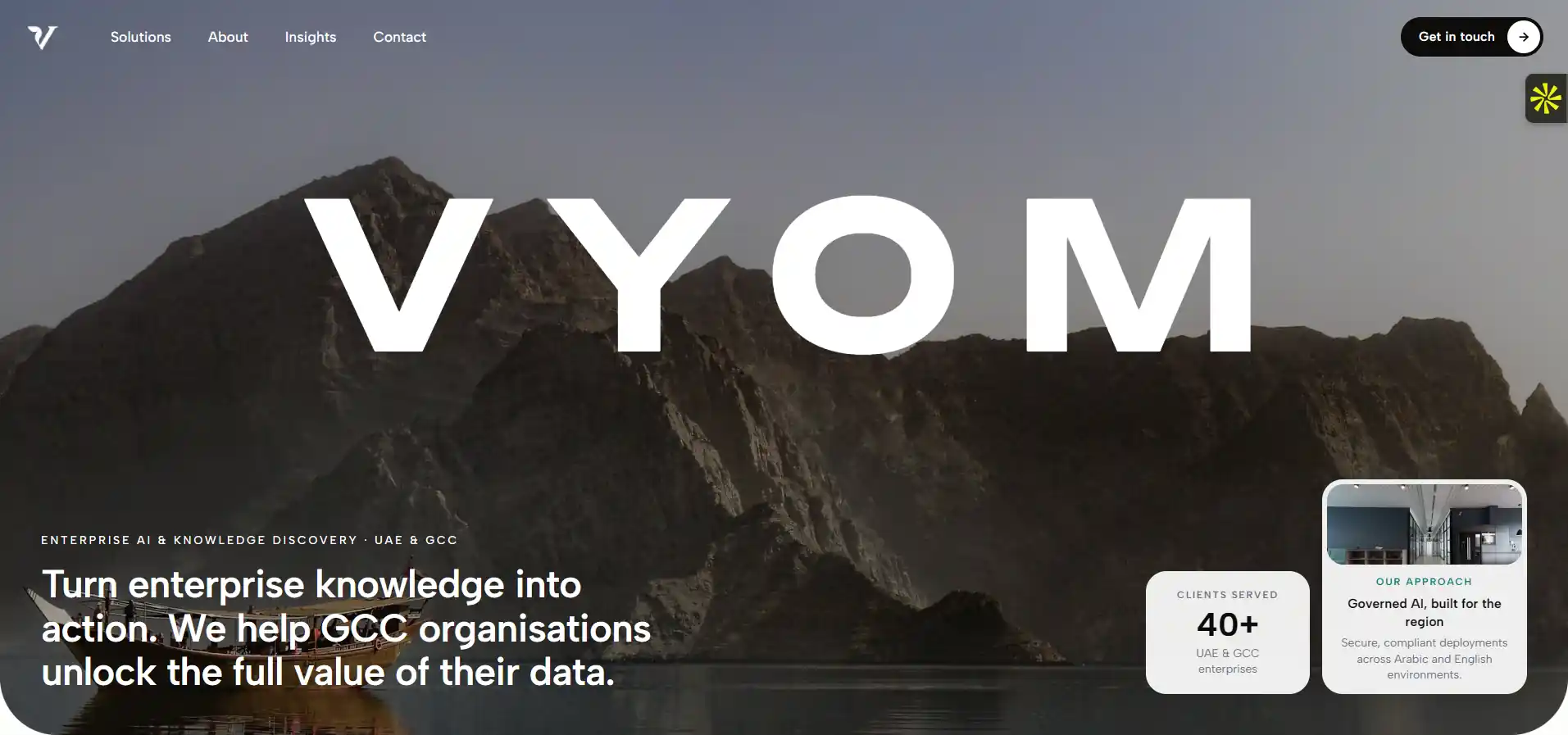 Vyom Technologies slide 1